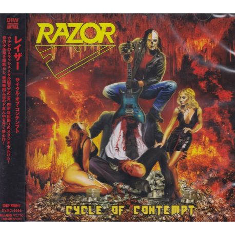 RAZOR - CYCLE OF CONTEMPT (1 CD) - WYDANIE JAPOŃSKIE
