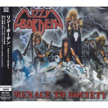 LIZZY BORDEN - MENACE TO SOCIETY (1 CD) - WYDANIE JAPOŃSKIE