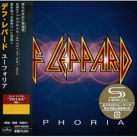 DEF LEPPARD - EUPHORIA (1 SHM-CD) - WYDANIE JAPOŃSKIE