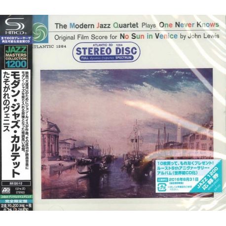 MODERN JAZZ QUARTET, THE - PLAYS ONE NEVER KNOWS (1 SHM-CD) - WYDANIE JAPOŃSKIE