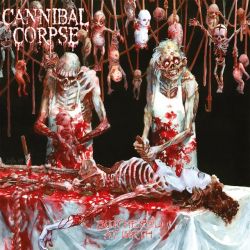 CANNIBAL CORPSE - BUTCHERED AT BIRTH (1 LP) - LIMITED - REMASTERED - WHITE WITH RED SPLATTER