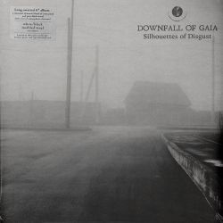 DOWNFALL OF GAIA - SILHOUETTES OF DISGUST (1 LP) - LIMITED WHITE/BLACK MARBLED VINYL