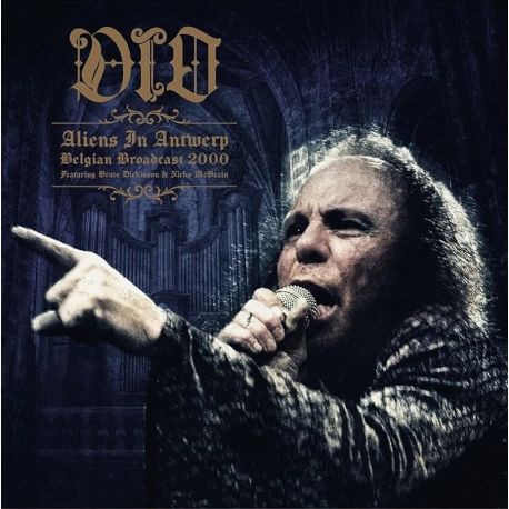 DIO - ALIENS IN ANTWERP 2000 (2 LP) - CLEAR BLACK SPLATTER