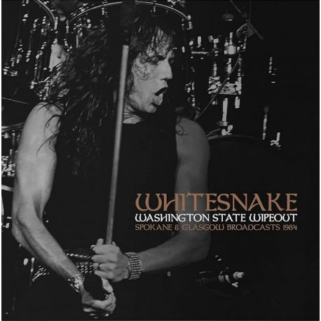 WHITESNAKE - WASHINGTON STATE WIPEOUT (SPOKANE & GLASGOW BROADCASTS 1984) (2 LP) - CLEAR VINYL