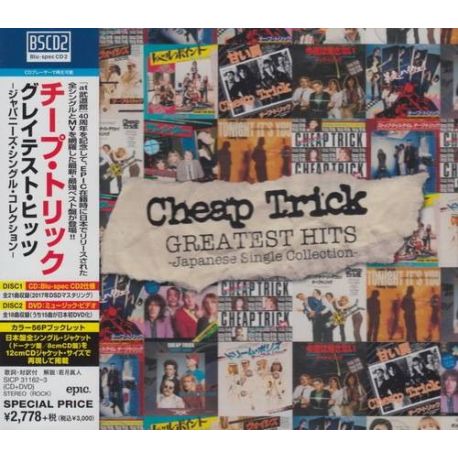 CHEAP TRICK - GREATEST HITS - JAPANESE SINGLES COLLECTION (BSCD2 + DVD) - WYDANIE JAPOŃSKIE