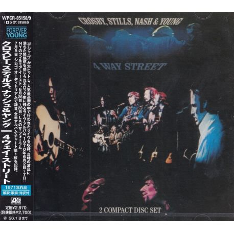 CROSBY, STILLS, NASH & YOUNG - 4 WAY STREET (2 CD) - WYDANIE JAPOŃSKIE