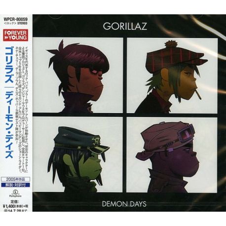 GORILLAZ - DEMONS DAYS (1 CD) - WYDANIE JAPOŃSKIE