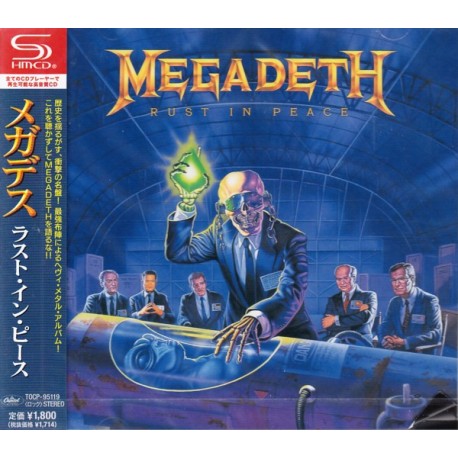 MEGADETH - RUST IN PEACE (1SHM-CD) - WYDANIE JAPOŃSKIE