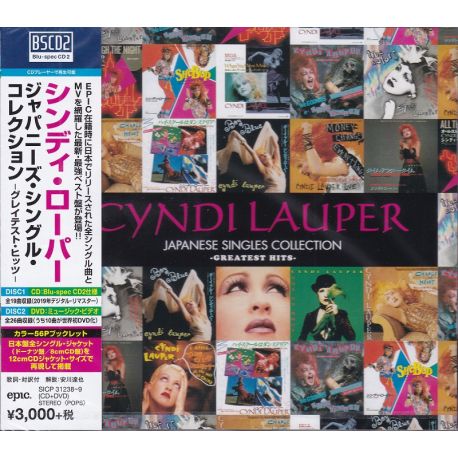 LAUPER, CYNDI - GREATEST HITS - JAPANESE SINGLES COLLECTION (BSCD2 + DVD) - WYDANIE JAPOŃSKIE
