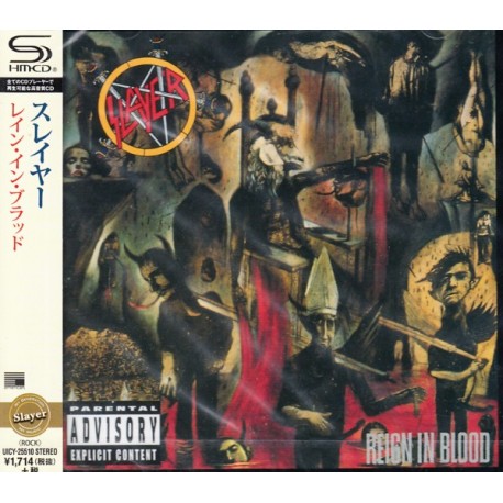 SLAYER - REIGN IN BLOOD (1SHM-CD) - WYDANIE JAPOŃSKIE