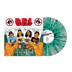 D.R.I. (DIRTY ROTTEN IMBECILES) - 4 OF A KIND (1 LP) - WHITE GREEN SPLATTER
