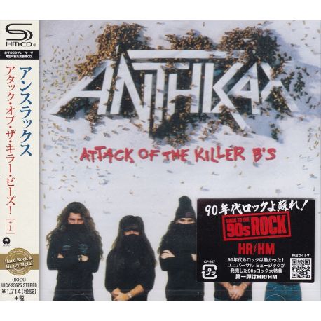 ANTHRAX - ATTACK OF THE KILLER B's (1 SHM-CD) - WYDANIE JAPOŃSKIE