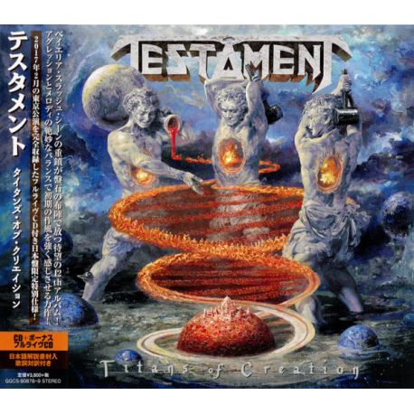 TESTAMENT - TITANS OF CREATION (2 CD) - LIMITED EDITION - WYDANIE JAPOŃSKIE